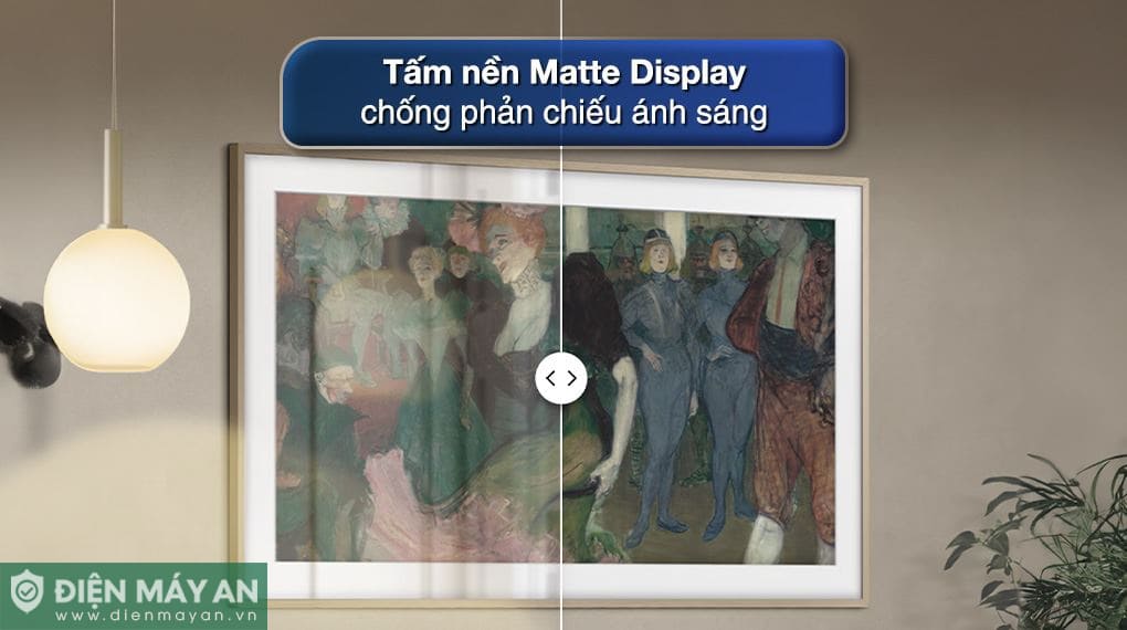 Smart Tivi Khung Tranh The Frame QLED Samsung AI 4K 65 inch QA65LS03F (65LS03F)